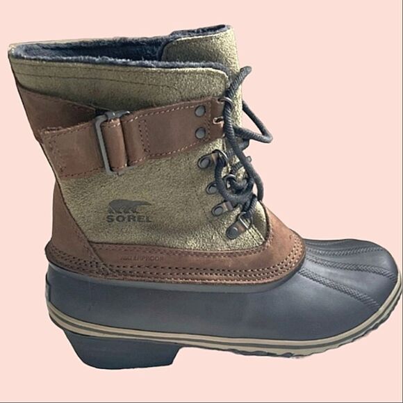 Sorel Unisex Winter Fancy Lace II Boot Waterproof Fleece Lining size 10.5 41.5 - Picture 4 of 9